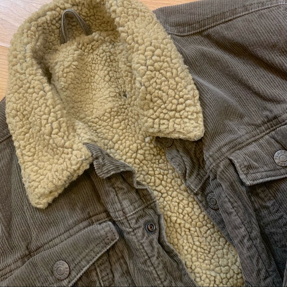 CORDUROY SHERPA JACKET - Picture 3 of 3